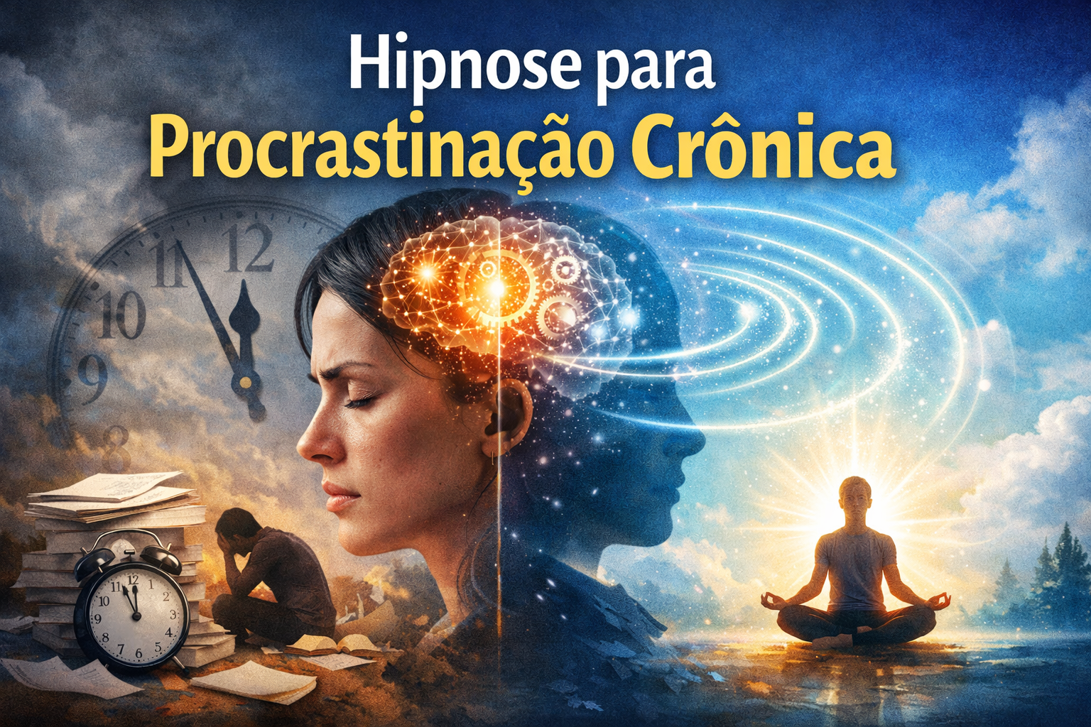 Hipnose para Procrastinação Crônica